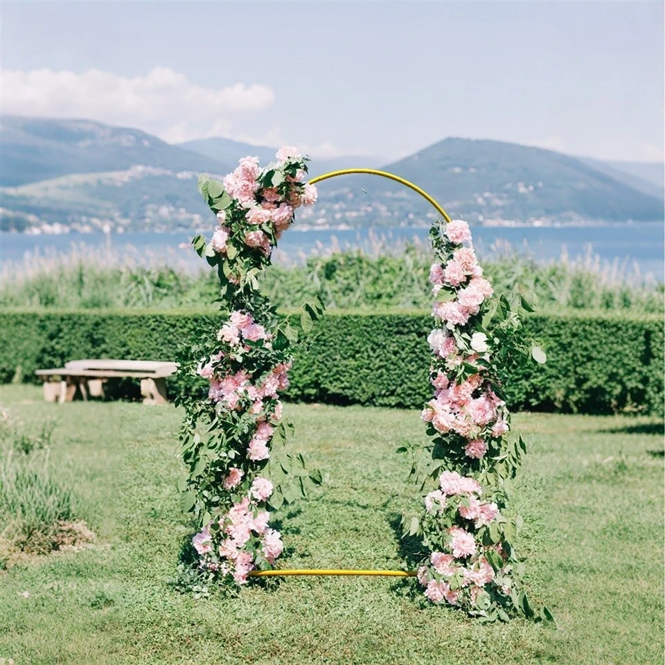 Gold Metal Wedding Arch suppliers